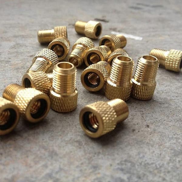 Presta til Schrader ventiladapter 15 mm metallpumpekobling