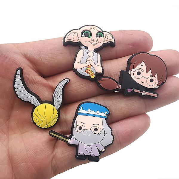 17 stk/sett Harry Potter sko charms, Croc Clog sko dekorasjon