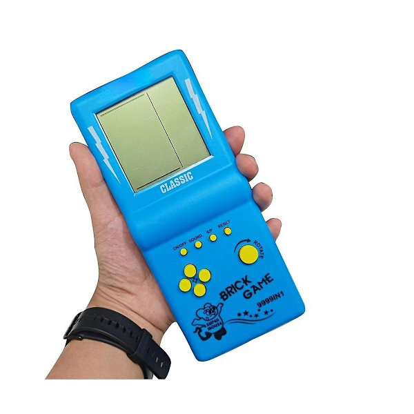 Bærbar klassisk spil konsol mursten spil håndholdte spillere nostalgiske pædagogiske legetøj lomme ældre