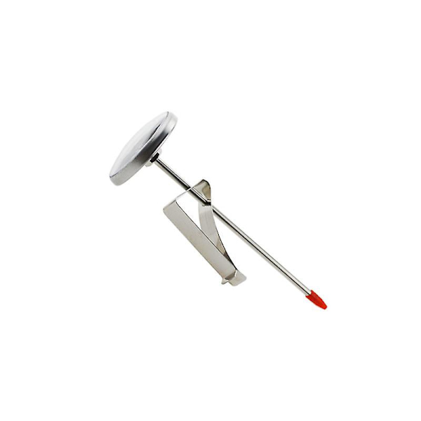 Rustfrit Stål Madtermometer, Bagetermometer Med Klips, Mælke Termometer, Sølv