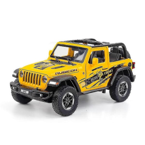 Bilmodel 1/20 Off Road Model Legetøjsbil Legering Støbt Simulation Lyd Lys Træk Tilbage Off-road Legetøj Køretøj