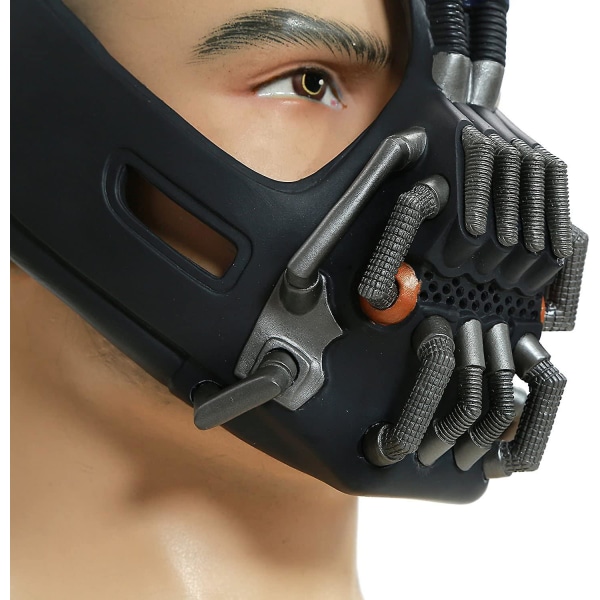 1:1 Cosplay Bane Mask Poison King Destroyer Superhjälte Skurk Gotham City Boss Halloween Maskerad Kostym Rekvisita B