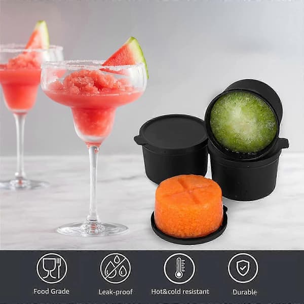 Kitchenaid Isforme Udskiftning til Is Attachment - 4 Pakke Sne Cone Kopper Kompatible med Røremaskine