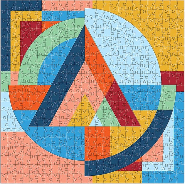 Galison Organic Geometry, Frank Lloyd Wright Multi Puzzle Puslespil (500 brikker)