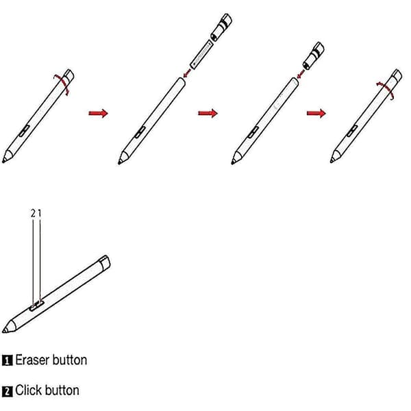 Til Lenovo- Ideapad Flex 5 14 (intel Amd) Digital Stylus W/