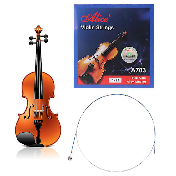 Alice A703-1 E Violin Streng Til Størrelse 1/8 1/4 1/2 3/4 4/4