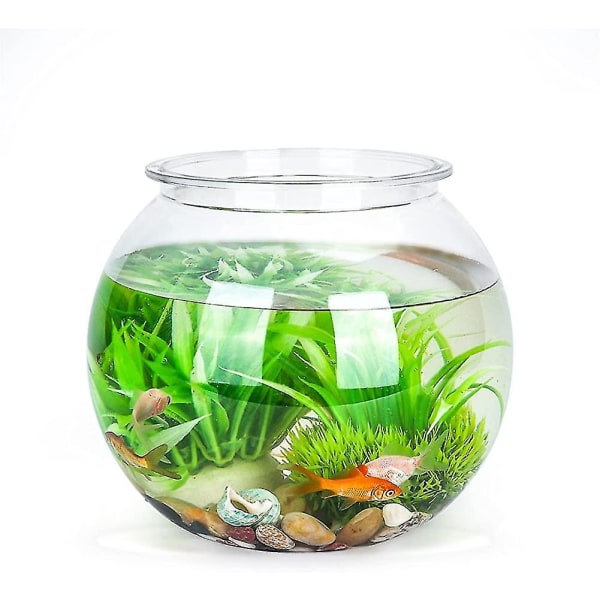 Fishbowl. Round Aquarium Plastic. 20 Cm