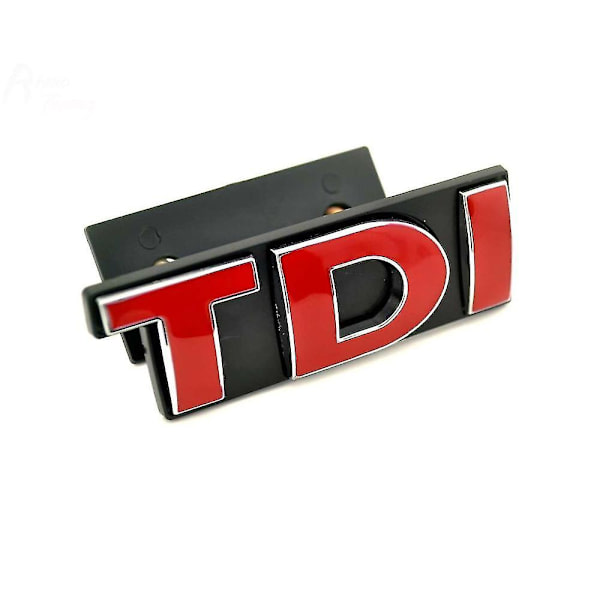 Rhino Tuning Tdi Bil Frontgrill Emblem För V..w Scirocco Passat Bora Golf Cc Tdi Auto Styling Badge Sticker 510