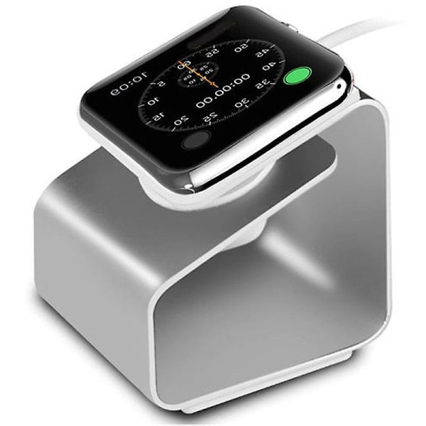 Aluminium Bærbar Stativ Til Apple Watch Oplader Station Dock Iwatch Serie 3 4 5 Se 6 Trådløs Apple Watch Oplader Stativ