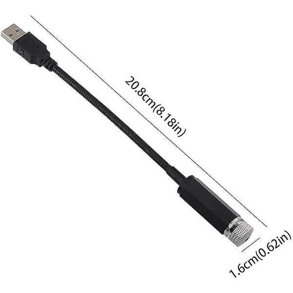 Stjerneprojektor Nattelys, Led Stjerne Nattelys, Usb Powerd Romantisk Lilla Blå Hjem
