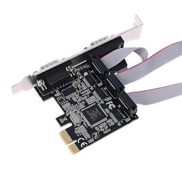 Txb071 Pci Express tilläggskort 4 portar seriell stigar kort Multi Rs232 Db9 Com Pcie expansionsadapter