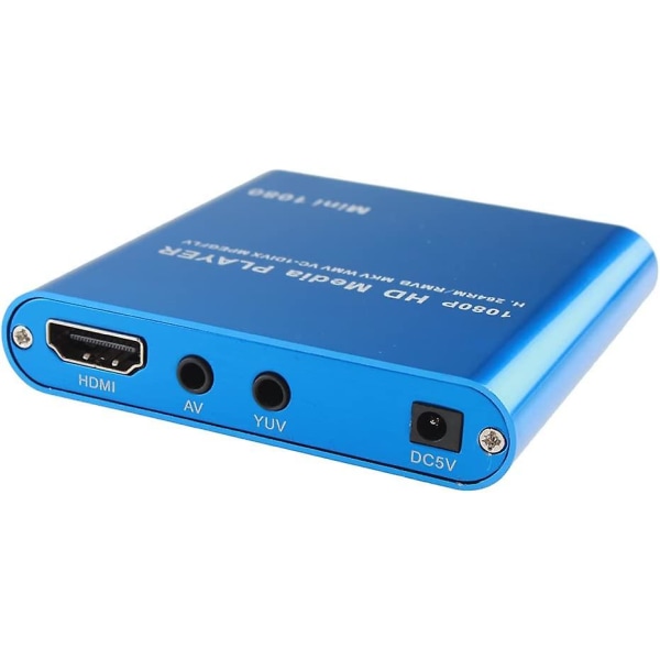 AGPtEK Mini 1080P Full HD Digital Media Player - MKV/ RM-SD/ USB HDD-HDMI