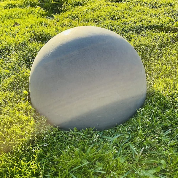 Puolipallon mold, betonisementtipuolinen mold, puutarhan mold, 12'' halkaisija