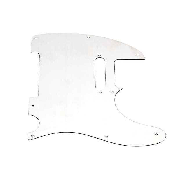 1 st Tl Elektrisk Gitarr Pickguard 8 Håls Metall Scratch Plate