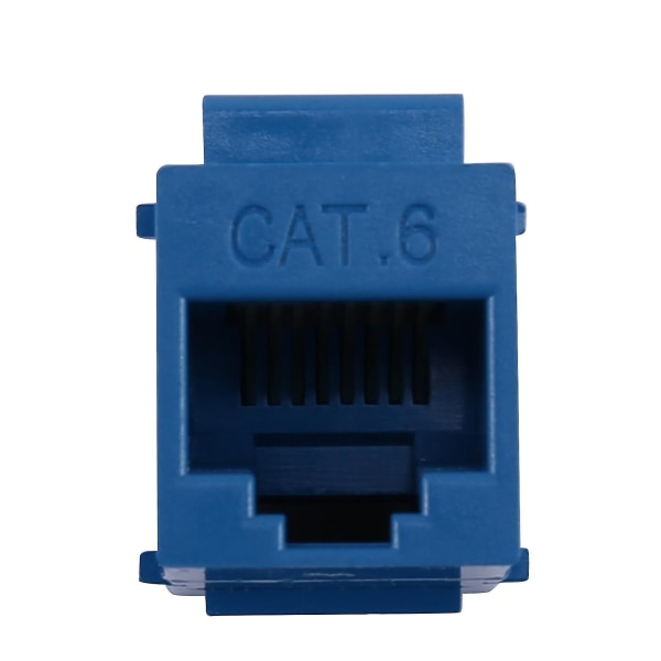 10 stk Rj45-stikstik Cat6 forlængerkobling Ethernet-netværk Lan Cat 6-koblingsstik Udvid Ad