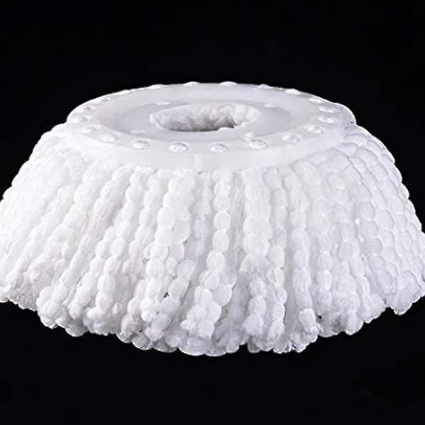 3 Erstatningsmopper - For 360 Spin Mop - Mikrofiber Erstatningsmopp - Rund S
