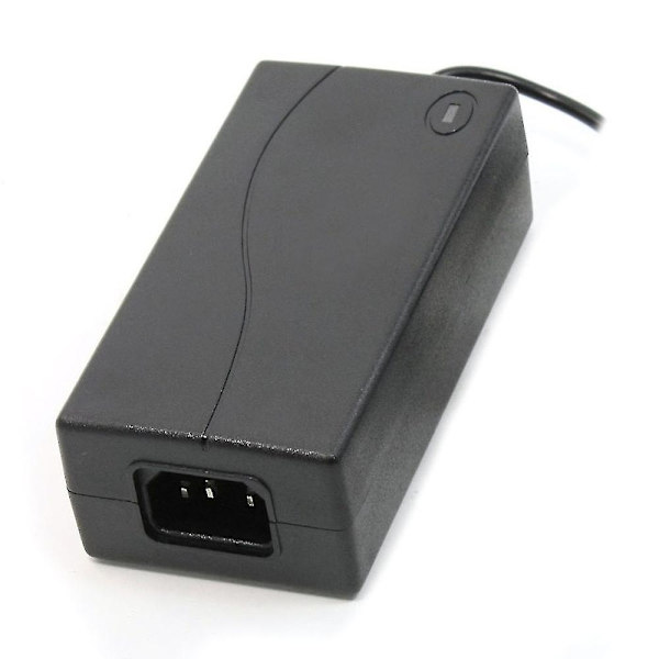 Ingång AC 100-240v 50/60hz Utgång DC 12v 4a Strömadapter Svart