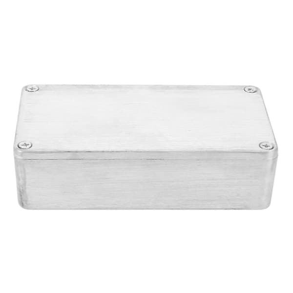 5 st Gitarr Effekter Pedal Aluminium Stomp Box Hölje 1590b