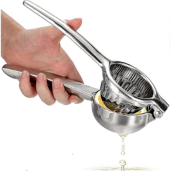 Citronpresser, robust rustfrit stål 304 Citronpresser Premium kvalitet