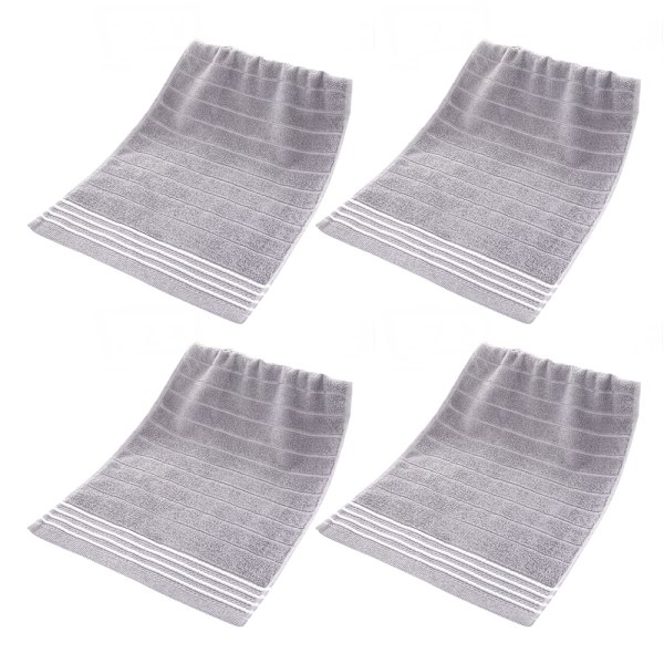 Håndkle Bomullshåndkle, Mykt, Mykt, Tykt, Holdbart og Meget Absorberende Håndkle, Badehåndkle, Badehåndkle - 34 * 74cm grey