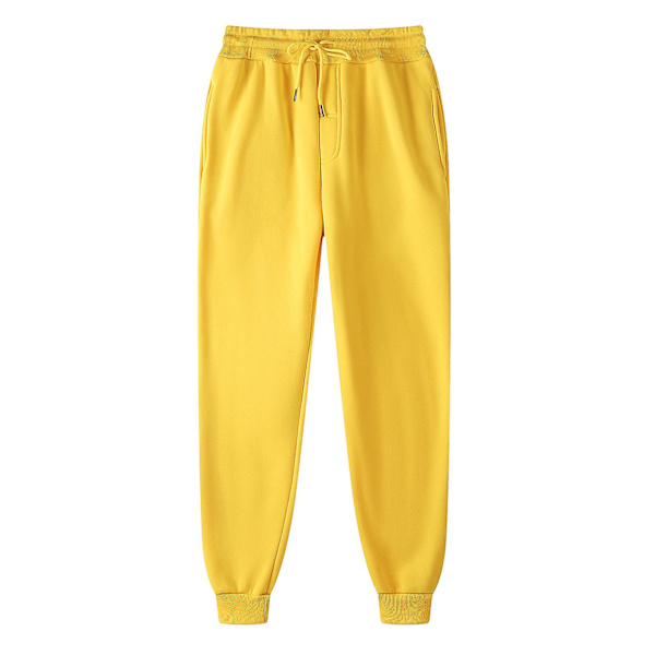 Miesten housut housut verryttelyhousut hip-hop housut Legging topattu rento housut Yellow S