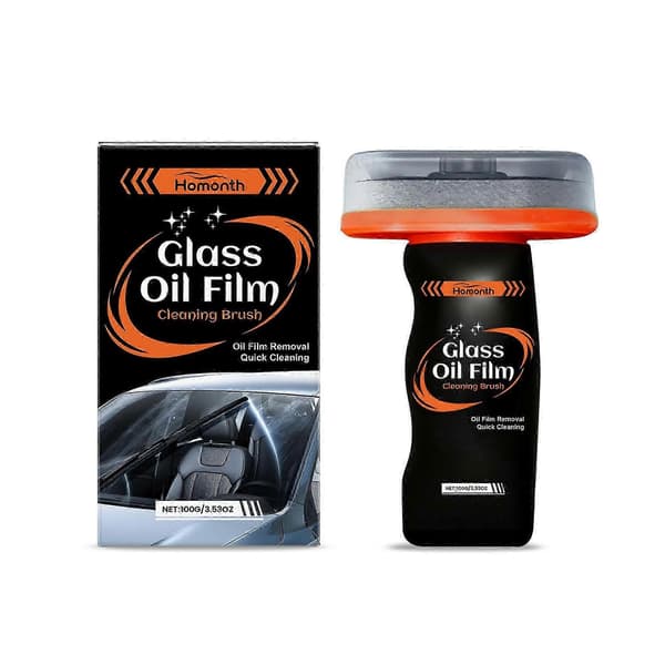 1/2/3 stk. biloljefilmrengjøringsbørste glassoljefilmfjerner for frontrute vindusflekkfjerner 3PCS
