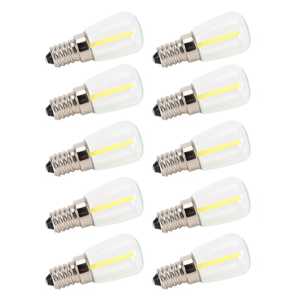 10st Mini dimbar E14 LED-glödlampa 1,5w Ac 110v för ljuskrona Vägglampa Hembelysning