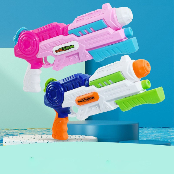 Super Soaker vannpistoler, 2 pakke vannpistoler for barn Voksen vannpistoler blue white + pink
