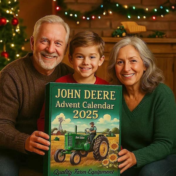 24-dagers John Deere Adventskalender 2025 Traktor Blind Box
