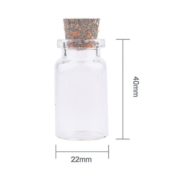 Korkpropper Glaskrukker Mini Glasflasker Glaskrukker Fcorkpropper Glaskrukker Mini Glasflasker