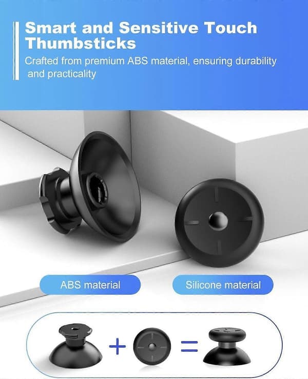 13 i 1 Joystick Udskiftningssæt til Oculus Quest 2 Controller, Tilbehør til Oculus Quest 2 Controller og Meta Quest 2 Controller