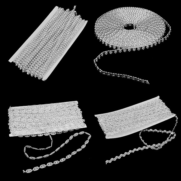 10 meter strass kristallband kedja trim bröllop sömnad #1