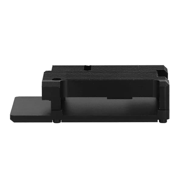 Etui til Raspberry Pi 3 Model B B+ Sort Aluminiumlegering Anodisk Oxidation CNC Skal