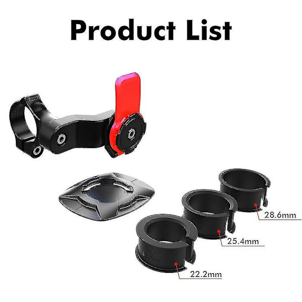 Quad Lock Out Front Bike Twist Mountain Cradle Cykling Utomhus Sport Tillbehör