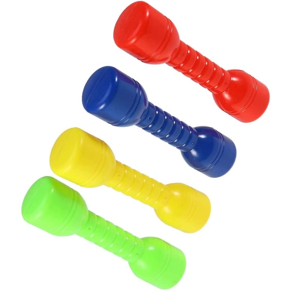 4pcs Dumbbell Weights For Kids Yoga Fitness(red+green+blue+yellow)