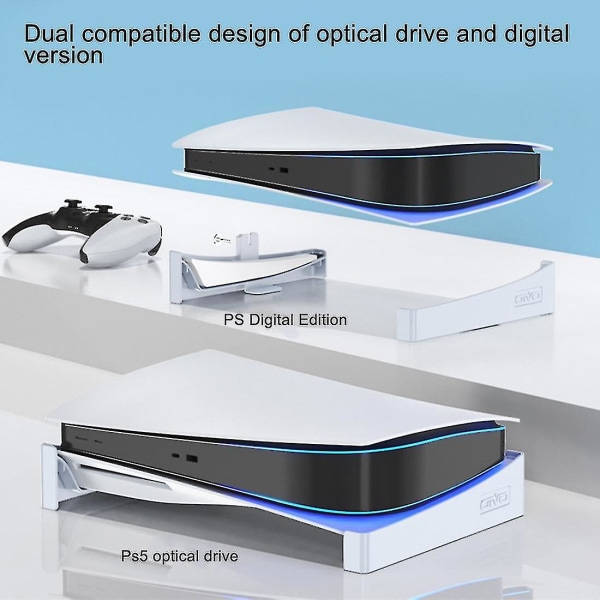 Spil Diske Display Stativ Skridsikkert Spilkonsol Stativ Til Ps5 Cd-rom/digital Horisontal Base Brack