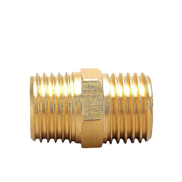 1/8 tommer; 1/4 tommer; 3/8 tommer; 1/2 tommer; 3/4 tommer; 1 tommer BSP hann messing rør like reduksjons sekskant nippel montering adaptere kobling vann hjem hage 1l4-3l8 BSP Better