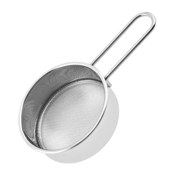 Melisift, Mini Rund Melisift i Rustfritt Stål, Finmasket Sil, 40 Mesh