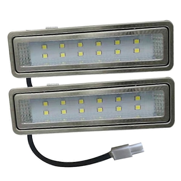 2-delt rektangulær emhættelys panel 15W 120mm 12V DC 230V ventilationspære køkkenfilterlampe 20W halogenækvivalent