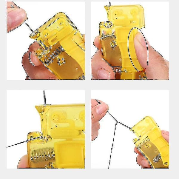 2 st nål och trådträdningsanordning Blind Fast Thread Threading Device Thread Recognition Device Manuell sömnad Senior Needle Recognition Device för äldre