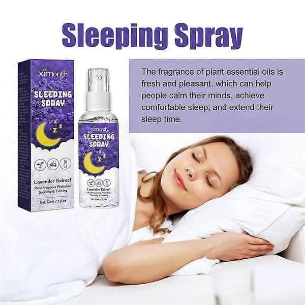 Lavendel Søvnspray Lavendel Vanilje Putetåke Søvn Putepray Dyp Søvnspray 60ml 3pcs