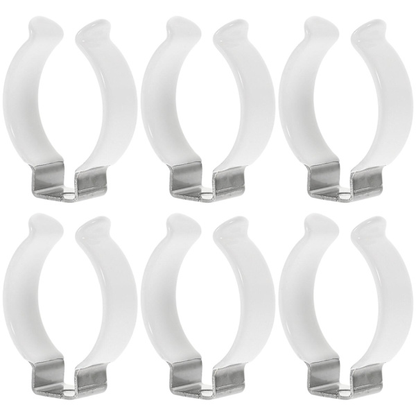 6 st LED-stativ T12-rörlampsfäste U-klämma LED-lampor Klämmor Hållare Rörklämmor