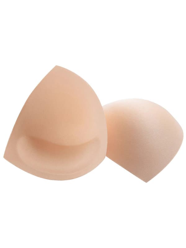 3 Par Bröstkuddar, Triangulär Form Bikini Pad, Bh-inlägg, Push Up Pad, 3 Färger