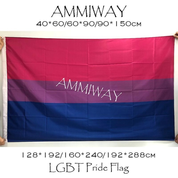 Mikä tahansa koko Non-Binary Nb Pride Rainbow Lippu LGBT Suuri