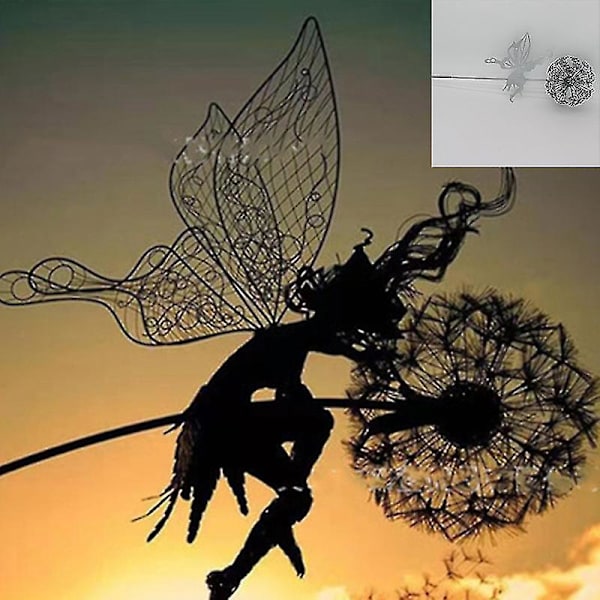 Have Dandelions og feer dans sammen i haven P11