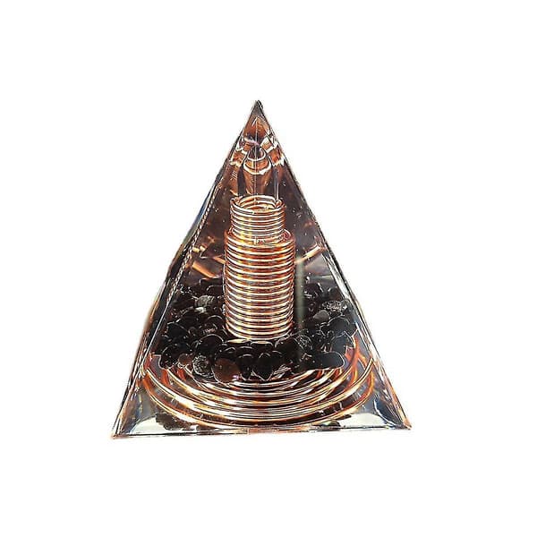 Krystallgrus Epoxy Pyramide Akryl Pyramide Hjem Desktop Dekorasjon