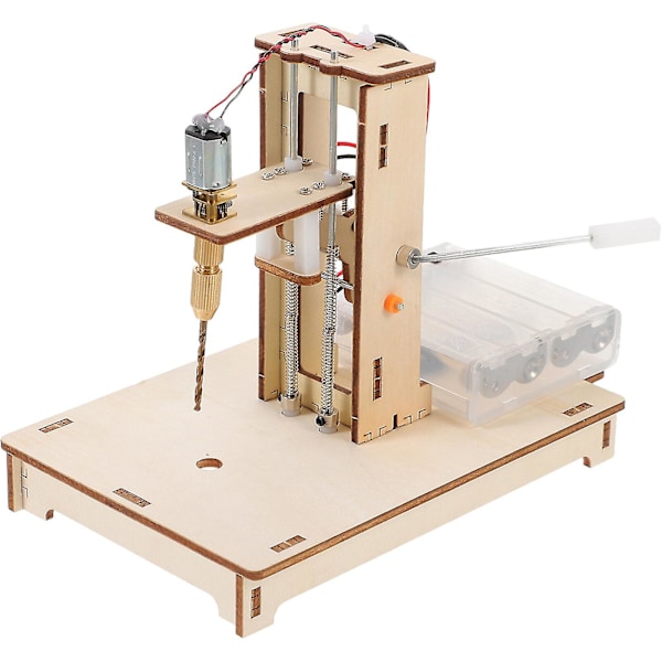 1 Sett Mini Bordbenkbor DIY Utdanningsvitenskapsprosjekt Mini Borpresse Kit