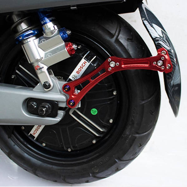 Universal Motorcykel Hjul Bagskærm Fender Dæk Stænkskærm Til Gsx-s1000 Sort