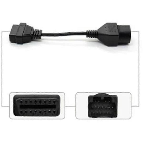 OBD2/OBD II 17-bens til 16-bens adapter til Mazda (ST1M709)