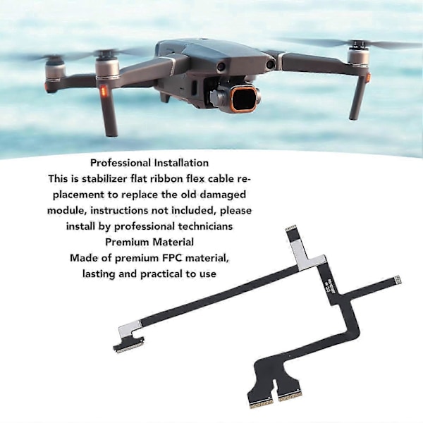 Kamera Flat Ribbon Kabel til Phantom 3 Professional Version Fleksibel Stabilisator Flat Ribbon Flex Kabel Udskiftning Drone Tilbehør